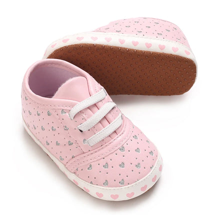 Spring and Autumn Pink Series Hot Selling Children's Shoes Baby Shoes Soft soled Anti slip Baby Shoes Newborn Baby Step Shoes