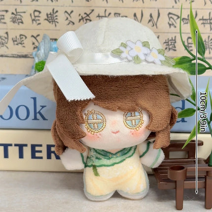 Cartoon Identity V Doll Keychain 10cm Plush Cotton Doll Pendent Explorer Composer Mercenary Anime Figure Keyring Fans Gifts