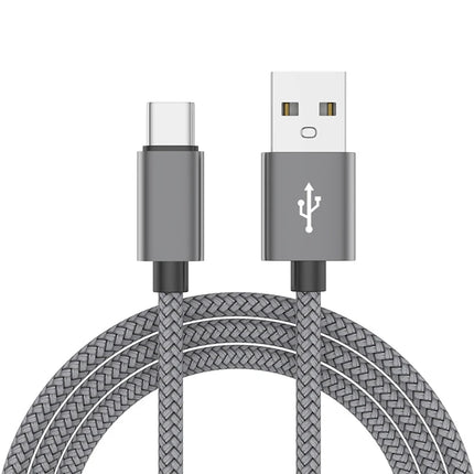 Nylon Data Cable Fast Charger USB A to Type C Charging Cable For Huawei Samsung Android phone TypeC Charging Device 1M 2M 3M