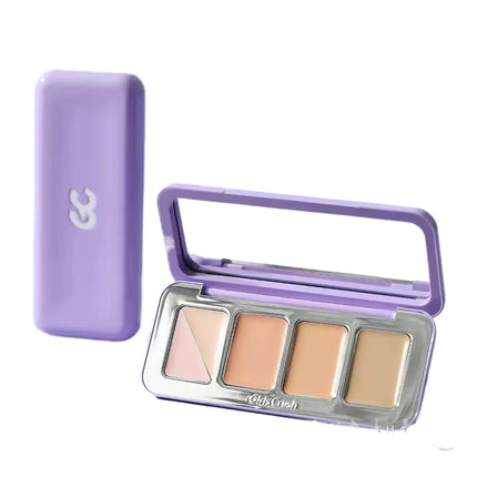 GirlsCrush 5Color Concealer Plate Brighten Lacrimal Groove Covers Acne Black Eye Circles Cream Moisturizer  Face Makeup