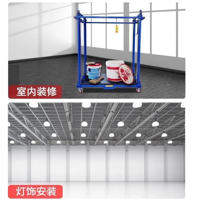 Electric Lift Mobile Foldable New Type Lifting Platform Lifting Hoist for Indoor & Outdoor Decoration Construction Sites