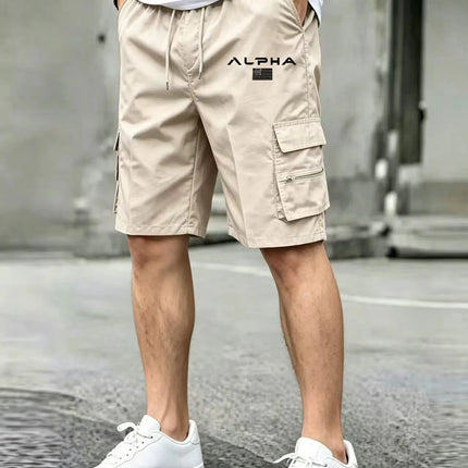 American Flag Printed Cargo Shorts Independence Day Eagle Shorts Summer Cargo Work Camping Multi-pocket Short Pants Streetwear