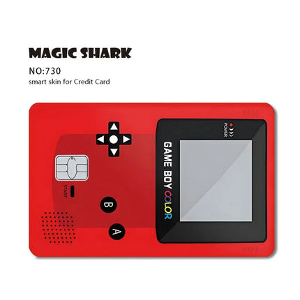2025 New Mcloving Meme Cartoon Spider Anime Red Eyes Black Dragon PVC Sticker Film Skin for Debit Bank Credit Card