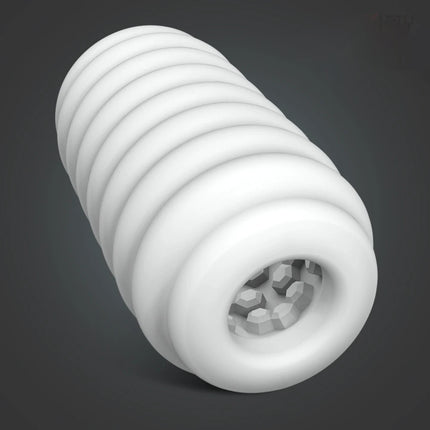 Open-Ended Pocket Pussy Manual Male Masturbator Blowjob Glans Trainer Penis Sleeve Ejaculation Delay Simulation Sex Toy for Men