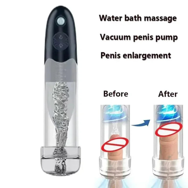 Water-based Penis Pump Wholesale Vacuum Penis Enlargement Rechargeable Electric Hydro Pump Penis Grower For Men