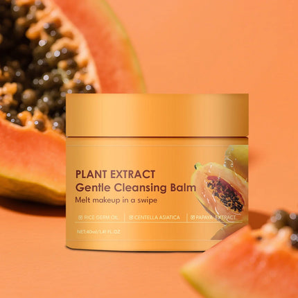 Papaya Enzyme Makeup Remover Cream Gentle Deep Cleansing Pore Dust Facial Cleanser Makeup Remover