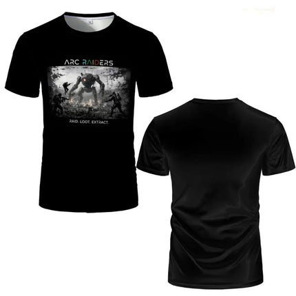 Don't Shoot ARC Raiders Graphic T-Shirt Unisex Trendy Streetwear Oversized Crew Neck Tops New Casual Men's Shirt For Gamers Gift