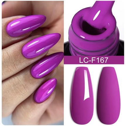 LILYCUTE 7ML Glitter Gel Nail Polish Sparkling Semi Permanent UV Gel Colorful Shinning Gel Varnish Nail Art Soak Off UV LED Gel