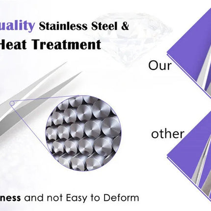1PC  False Lashes Eyelashes Extension Tweezers 5 colors volume fans Pliers Nail Clips non-slip Professional Beauty make up Tools