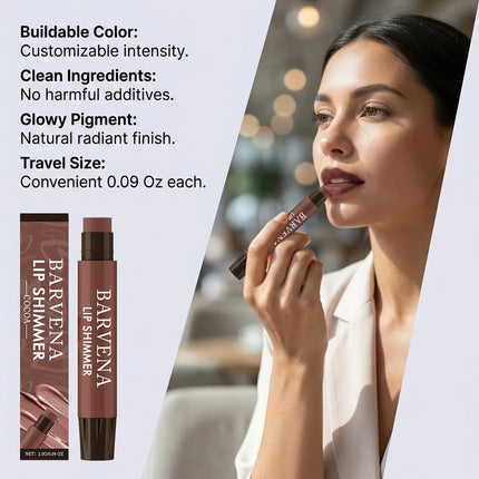 Beauty Lip Shimmer Lasting Shiny Glossy Hydrate Nourish Repair Dry Lips Smooth Soft Plump Lightweight Gentle Moisturize Lip Balm