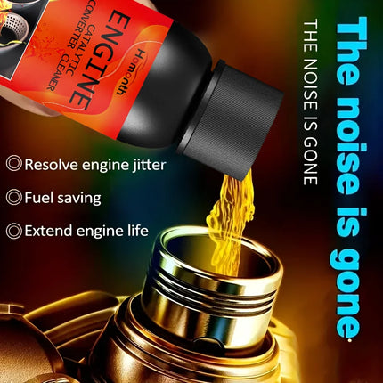 Nano Red Smoke Engine Anti-Wear Protector & Noise/Vibration Reducer - Heavy-Duty Cylinder Repair Oil Additive
