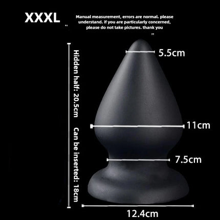 6 sizes Huge Anal Plug Comfortable Silicone Anal Dildo Suction Cup Big Butt Plug,Anal Dilator Adult Anal Sex Toys for Women Anus