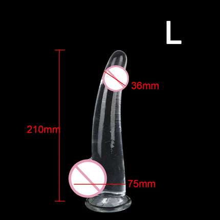 Realistic Dildo Suction Cup Big Dick Sex Shop G-spot Simulation Transparent Butt Plug Jelly Dildo Sex Toys for Women