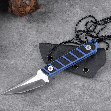 Stainless steel outdoor mini straight knife EDC high hardness  camping survival knife multi-purpose  knife