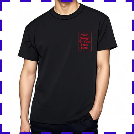 Tailor-made Man TShirts Cotton Summer Your Design Here T Shirts for Men Women Personalized Tee Shirt Diy Print Fashion T-shirt