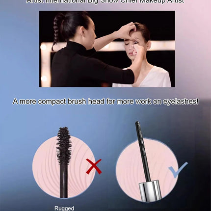 Volume Fiber Long Lasting Definition Rooted Mascara Mianshizhi Eyelash Primer Waterproof Curling No-smudge Mascara Makeup Eye