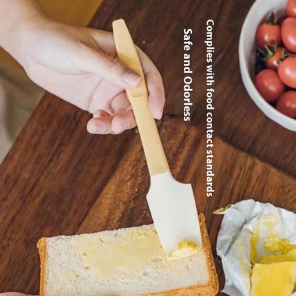 Household Two-in-one Baking Spatula Hightemperature Resistant Silicone Spatula Cream Jam Butter Spatula Kitchen Stirring Spatula