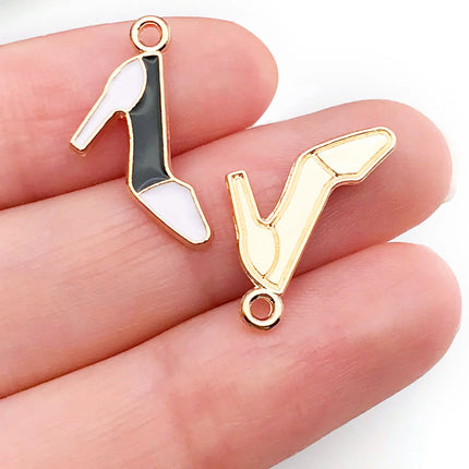 10/16-piece Drop Oil Little Chic Lady Set, suitable for DIY handmade necklace, bracelet, and earring accessory materials.