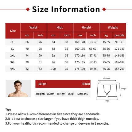 3pcs【LORIEN CREST】Men's Satin-Like Ice Silk Boxers Summer Breathable Air-Conditioned Underwear Lightweight Trunks New