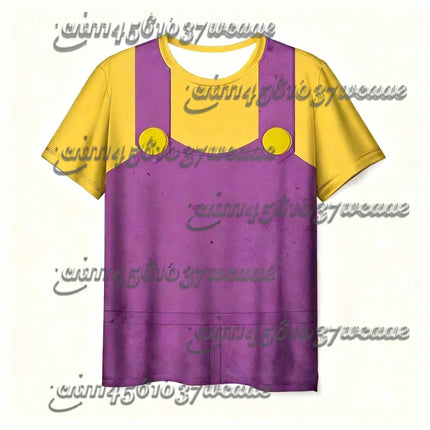 Super Mario Anime Cotton T-Shirt 2026 Summer Fashion Casual Unisex Ventilate Top for Boy Girl Family Matching