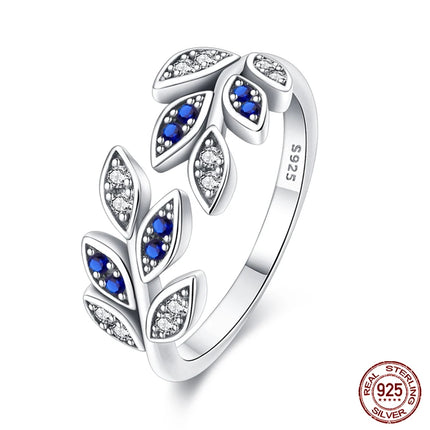 Rings For Women 100% 925 Sterling Silver Pink Heart Crown Star Moon Snowflake Zircon Rings Fashion Engagement Wedding Jewelry
