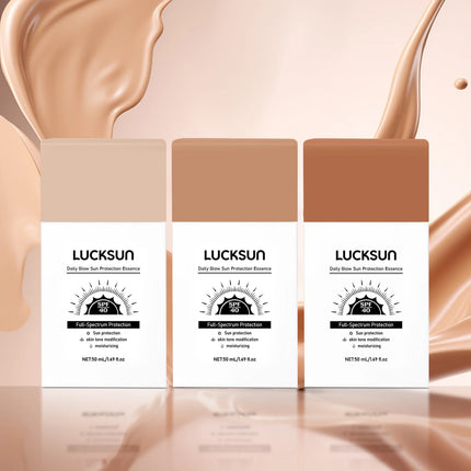 Daily Glow Tinted Sunscreen SPF40 50ml - 3-in-1 Moisturizing Sun Protection with Tone Adapt Technology for Natural Coverage