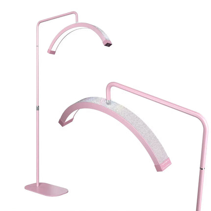 FOSOTO Overseas Warehouse LED Video Light Half-moon Fill Light Lash Nail Desktop Light For Beauty Eyelash Tattoo Makeup