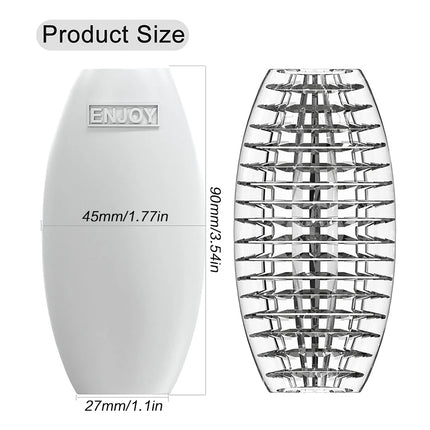 Egg Masturbator Male Sensitivity Trainer Soft TPE Stroker Penis Exercise Cup Adult Male Masturbation Cup Erotic Solo Toy for Men
