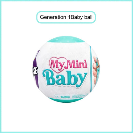ZURU 5 SURPRISE My Mini Baby Series 1 Single Capsuleby Collectible Mystery Capsule Toy for Realistic Miniature Baby Playset and