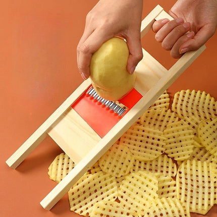 Potato Slicer Potato Net Format Wipe Wave Net Flower Knife Household Accessories Convenient