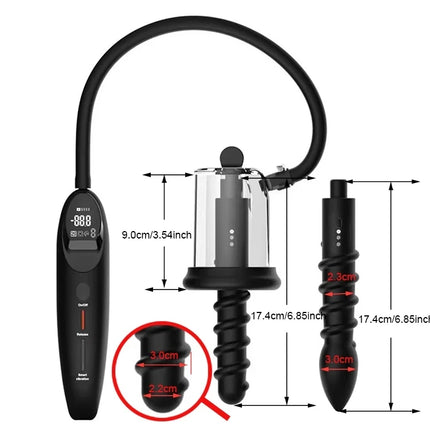 2026 New Electric Smart Vibrating Anal Plug Rosebud Pump Vacuum Sucking Massage Prostate ButtPlug Adult Sex Toys For Man Women