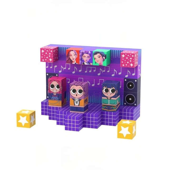 64/100/150 PCS Magnetic Blocks Build Set Bricks Tiger Figure Boy Girl DIY STEM Montessori Sensory Cubes Toddlers Education Gift