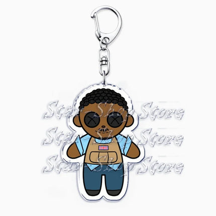 Hot Military Game Ghost Chibis Keychains for Accessories Cod Soldier Soap Simon Riley Keyring Jewelry Fans Friends Gaming Gifts
