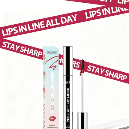 6 Color Peel Off Lip Liner Matte Waterproof Lip Gloss Long Lasting Transfer Proof Nourishing Formula for Comfortable Wear Beauty