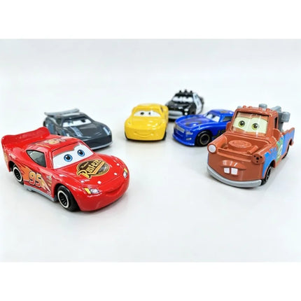 Instock 6pcs/Set Pixar Car 3 Lightning M/C/Queen Jackson Storm Mack Truck 1:55 Diecast Metal Car Model Toy Boy Christmas Gift