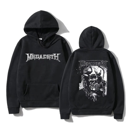 2025 Winter Oversized Essential Men Megadeths 'Hi-Con Vic' (Black) Hoodies Women Thermal Sweatshirt Ladies Long Sleeves Unisex