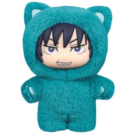 In Stock Bandai Eaki Jujutsu Kaisen Season 2 Cat Park Party Gojo Satoru Blind Box Plush Doll Bag Pendant Model Collection#2026
