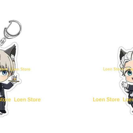 WIND BREAKER Haruka Sakura Akihiko Nirei Kyoutarou Sugishita Tasuku Tsubakino Shuhei Suzuri Wolf Butler Chibi Acrylic keychain