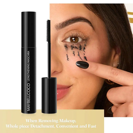 Waterproof Mascara , Thick And Long-Lasting Application, Bubble Encryption, Long-Acting Curly Hair And Big Eyes Makeup Tool