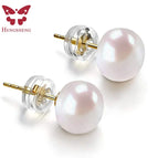 purple pearl / Silver Plated / 6-7mm