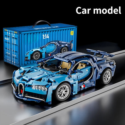 1:14 Building Blocks Roadster RC Toy Car Building Blocks Toy Birthday Gift MOC Roadster Model 1310Pcs