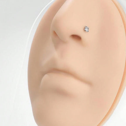 3PCS Threadless Push In Nose Studs Stainless Steel Labret Piercing Jewelry For Tragus Monroe Lip Helix Cartilage Earrings Studs