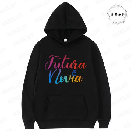 Women's Bachelorette Sweatshirts: Spanish Girls Single Farewell Pullover Hoodies, Future Bride & Bridesmaid for Bridal Shower