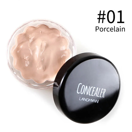 Face Creamy Concealer Foundation Palette Liquid Full Cover Dark Circles Acne Contour Cream Waterproof Makeup
