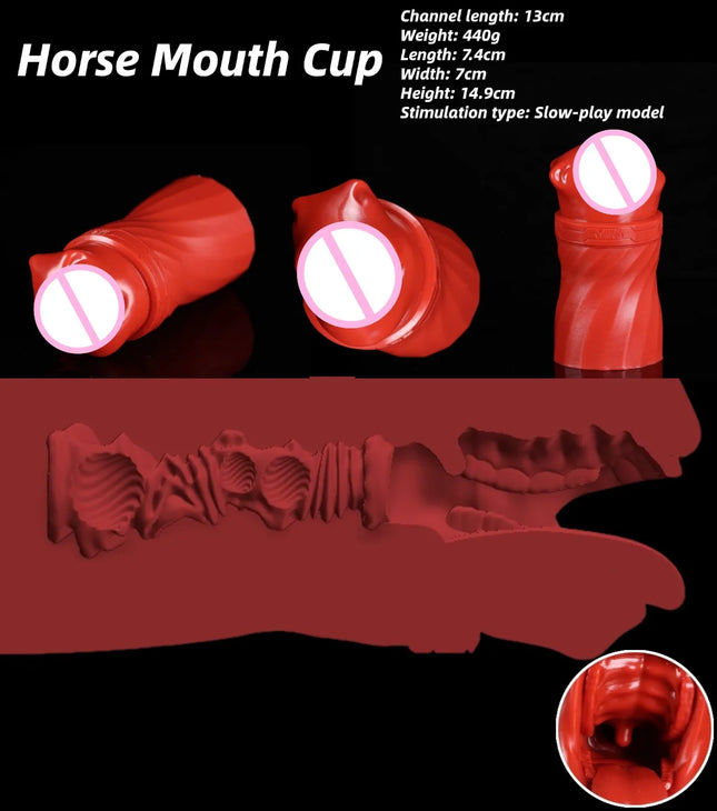 Dimension Walker Beast Mouth Cup Men's Pocket Tongue Lick Masturbator Animal Adult Products Masturbator Silicone Sex Toy