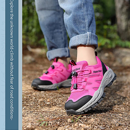 New Hiking Shoes Children Designer Climbing Trekking Sneakers for Boy Girl Leather Outdoor Sports Work Kids Shoes Run Shoes