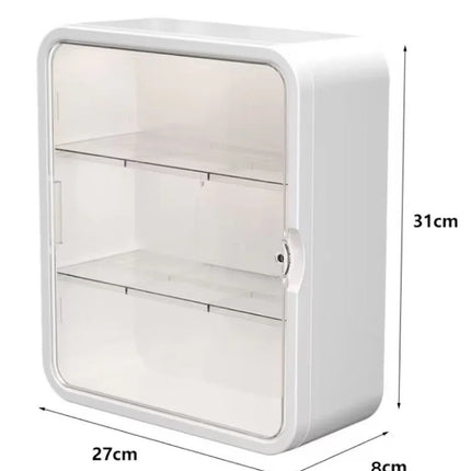 Wall hanging no punching family installation standing medical cabinet drug toy storage rack multi-layer storage box