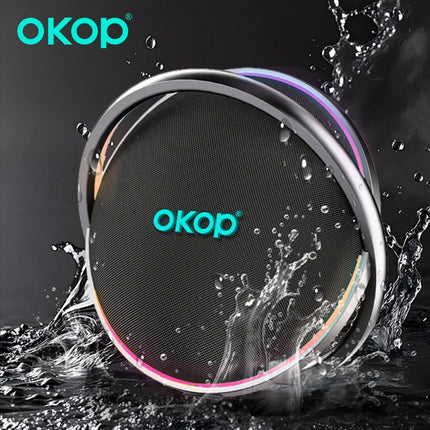 OKOP Bluetooth Speaker 120W High-power Subwoofer RGB Ambient Light Outdoor Long-lasting Battery Life Subwoofer Caixa De Som범블비헬맷