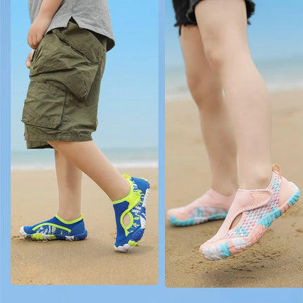 25-38# Quick Drying Water Sports Shoes Kids Summer Aqua Shoes Parent Child Vacation Beach Swim Student Indoor Fitness Shoe