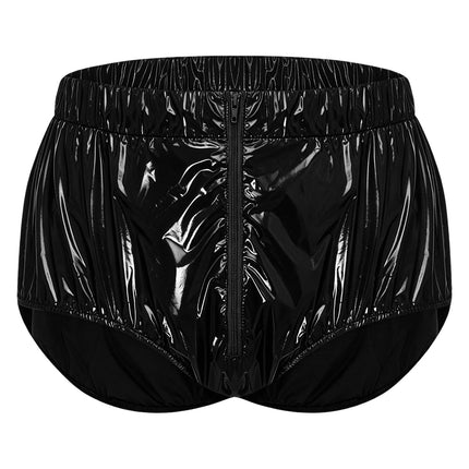 Swimwear Mens Waterproof Diaper Cover Underwear Front Zipper Briefs Swimwear Swimming Trunks Adaptive Special Needs Panties